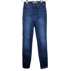 Madewell High Rise Medium Wash Skinny Blue Jeans Sz 23